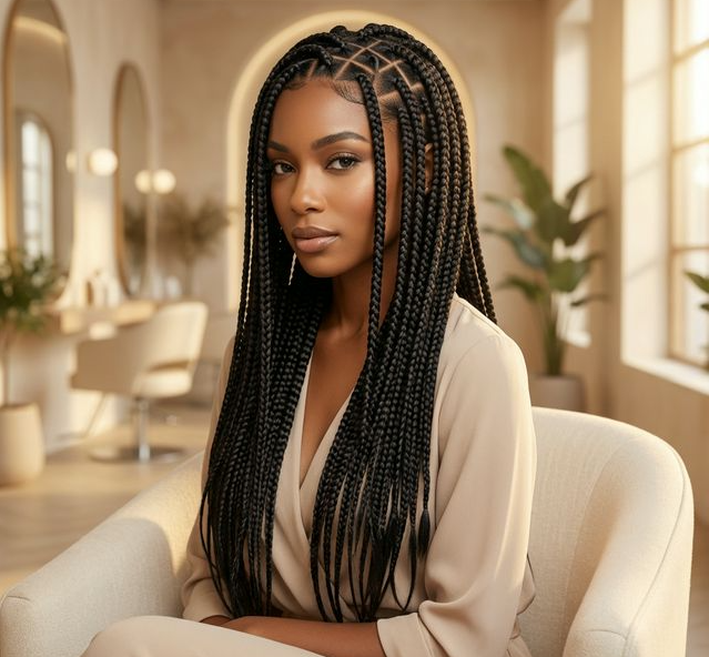 Elena R. - Box Braids result