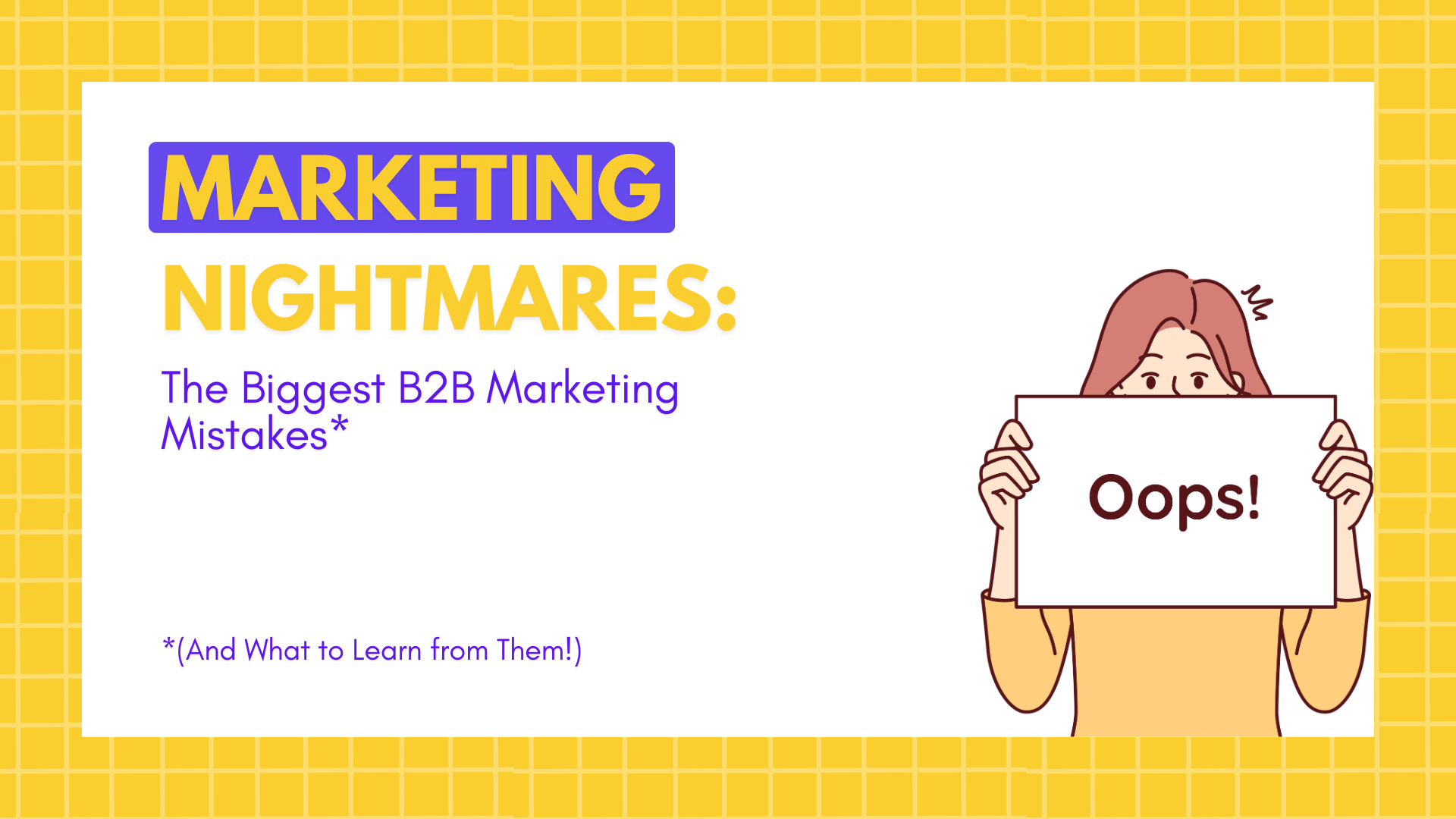 Marketing Nightmares image