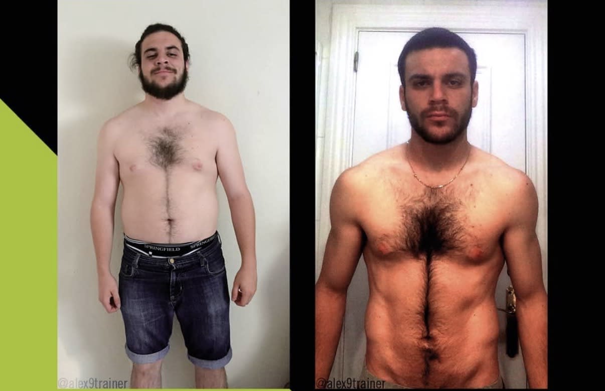 Transformación de cliente de Alex Trainer Team