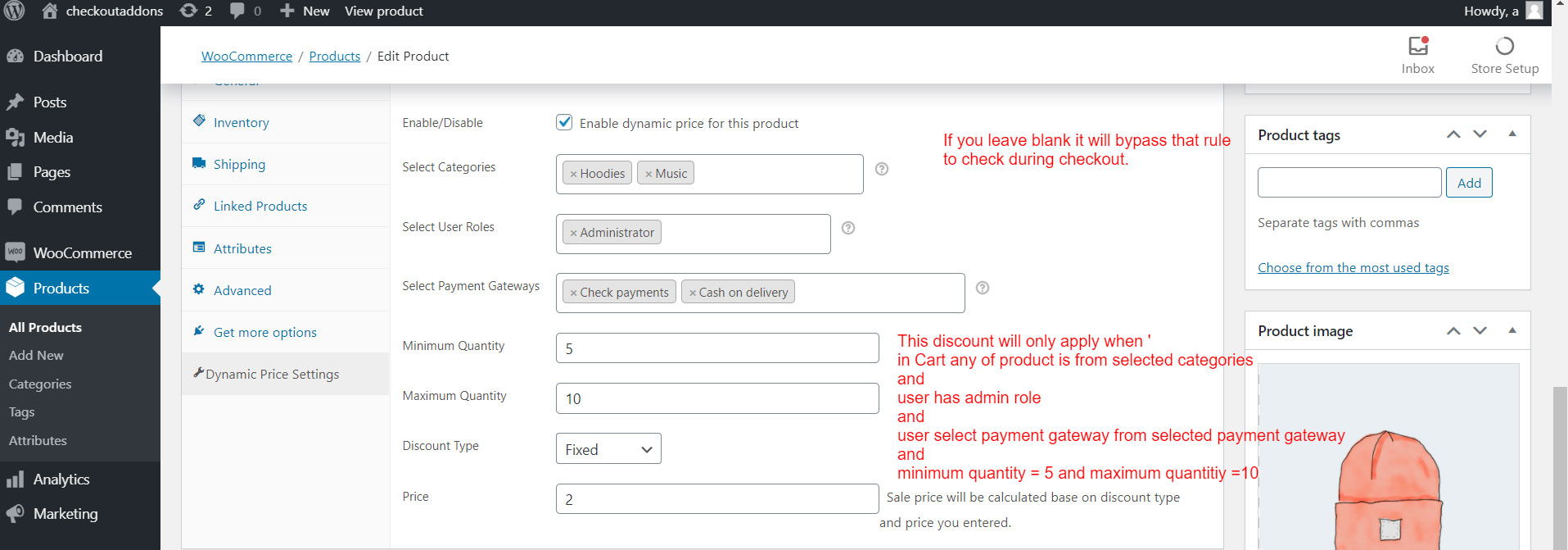 Dynamic Pricing Per Product for WooCommerce - 1