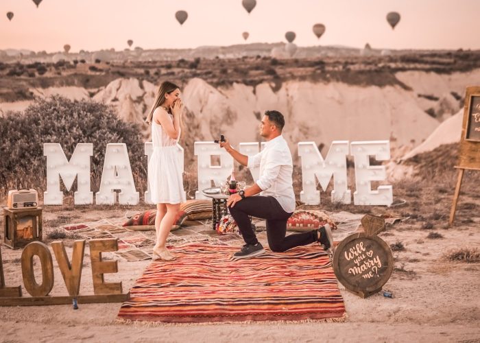 Kapadokya Marry Me Konsepti Evlilik Teklifi