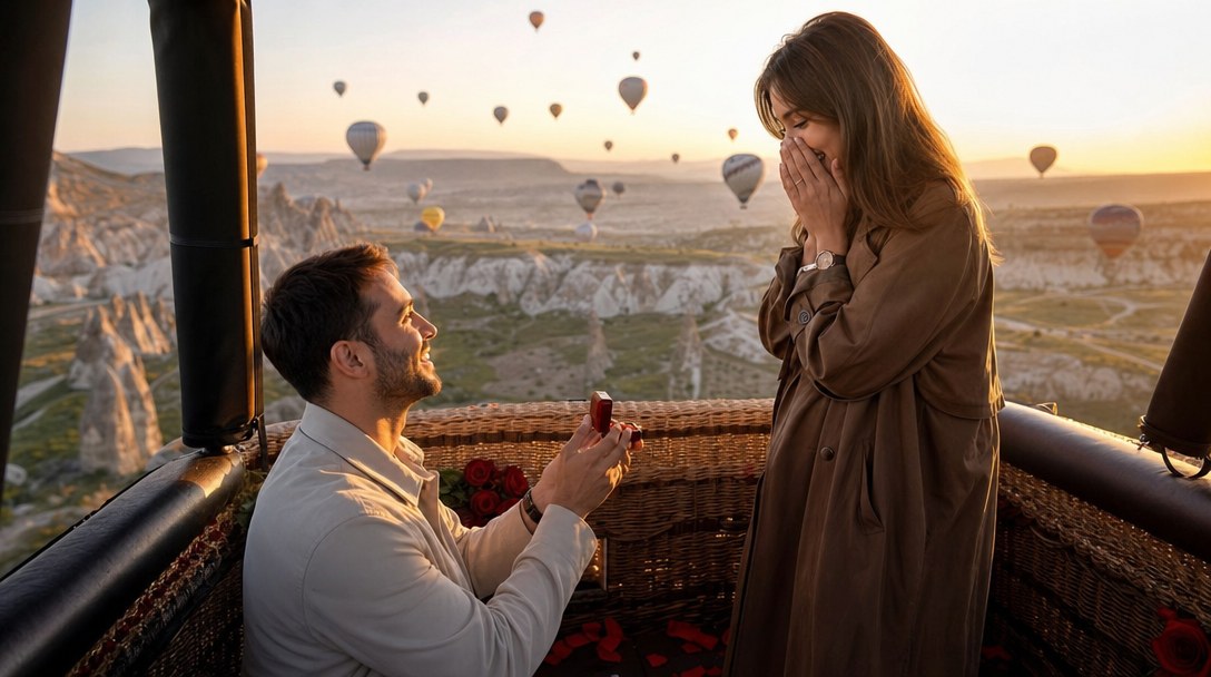 Hot Air Balloon Marriage Proposal in Cappadocia: Sunrise Romance Guide