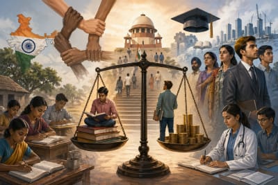 आरक्षण की बहस—समान अवसर, सामाजिक न्याय और बदलते समय की चुनौती