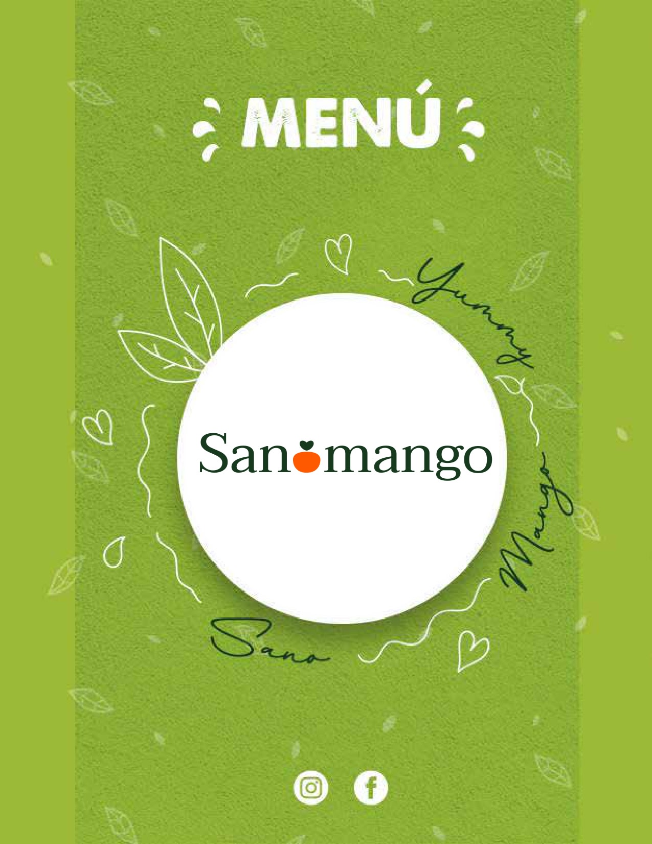 Menú Sanomango página 1