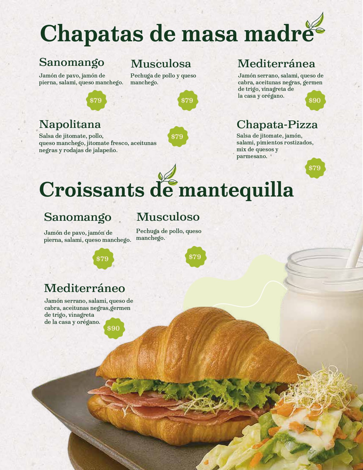 Menú Sanomango página 3