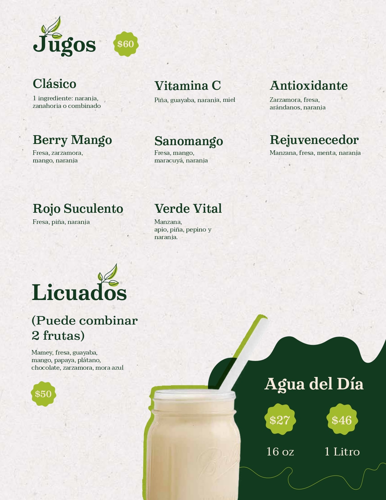 Menú Sanomango página 7