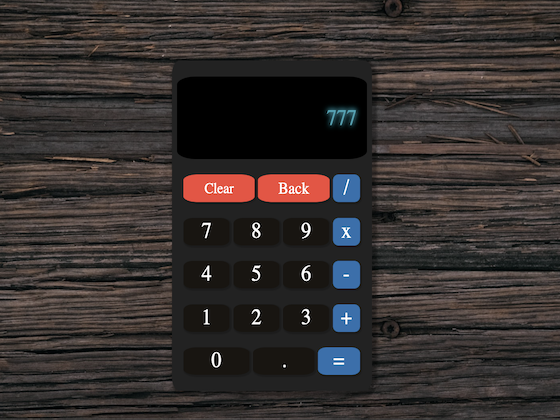 GitHub - kevinmarindev/Infamous-Calculator: Fully functional calculator ...