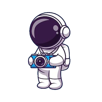 astronauta con camara