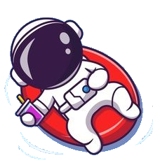 astronauta en inflable