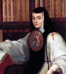 Retrato de Sor Juana Inés de la Cruz | Autor: Miguel Mateo Maldonado y Cabrera