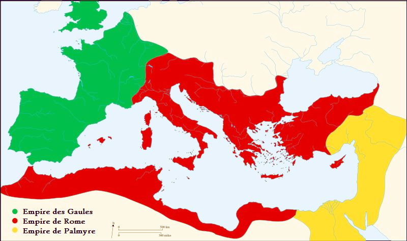 Mapa de la Antigua Roma 271 | Fuente: Pomalee