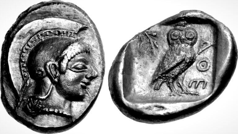 Acuñación de Atenas en tiempos de Clístenes