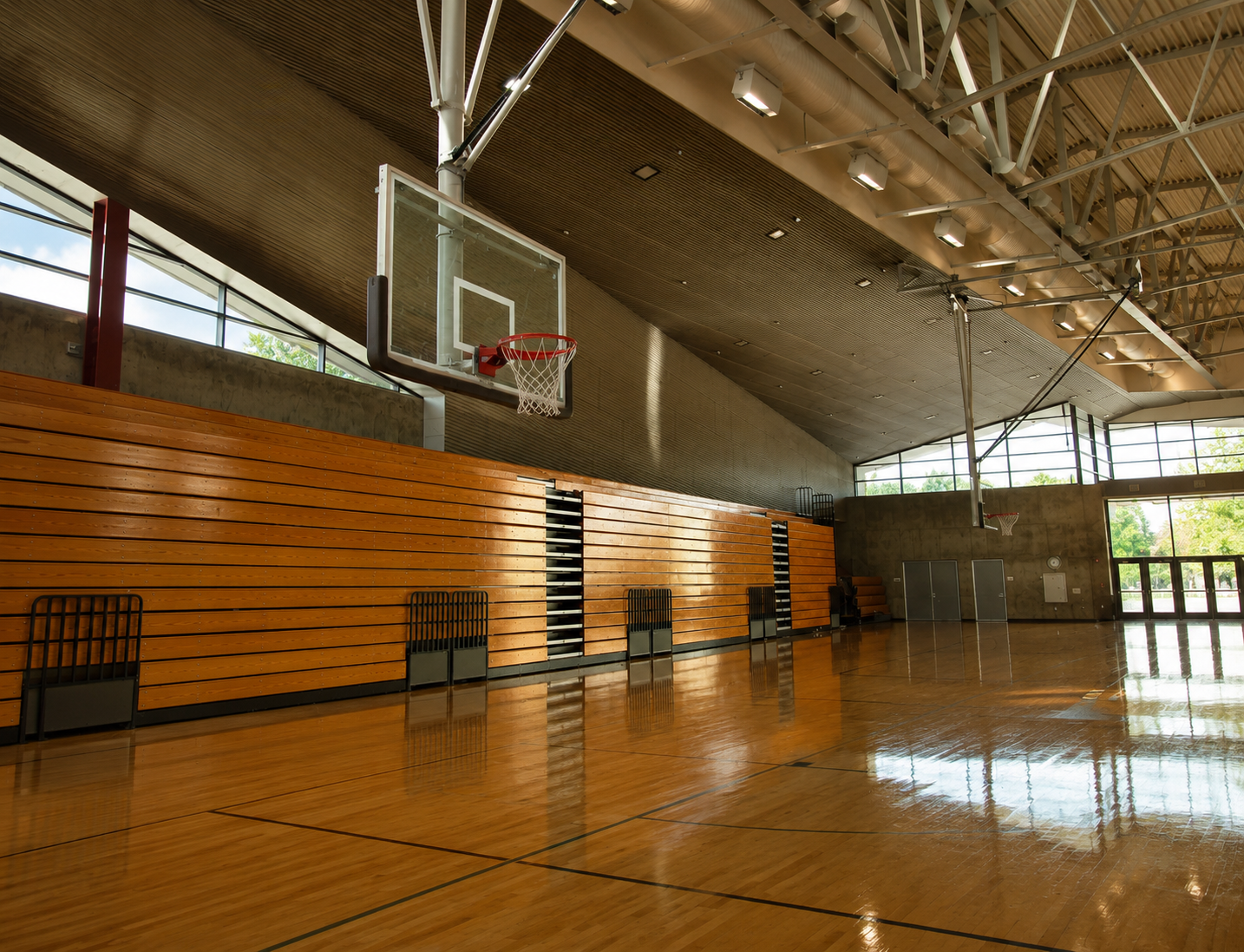 Community organization using a school facility during summer