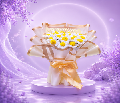 Daisy Kisses handmade floral gift