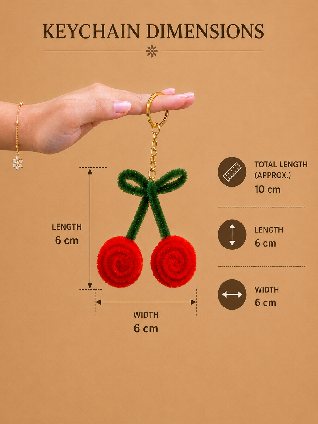 Cherry Keychain thumbnail 5