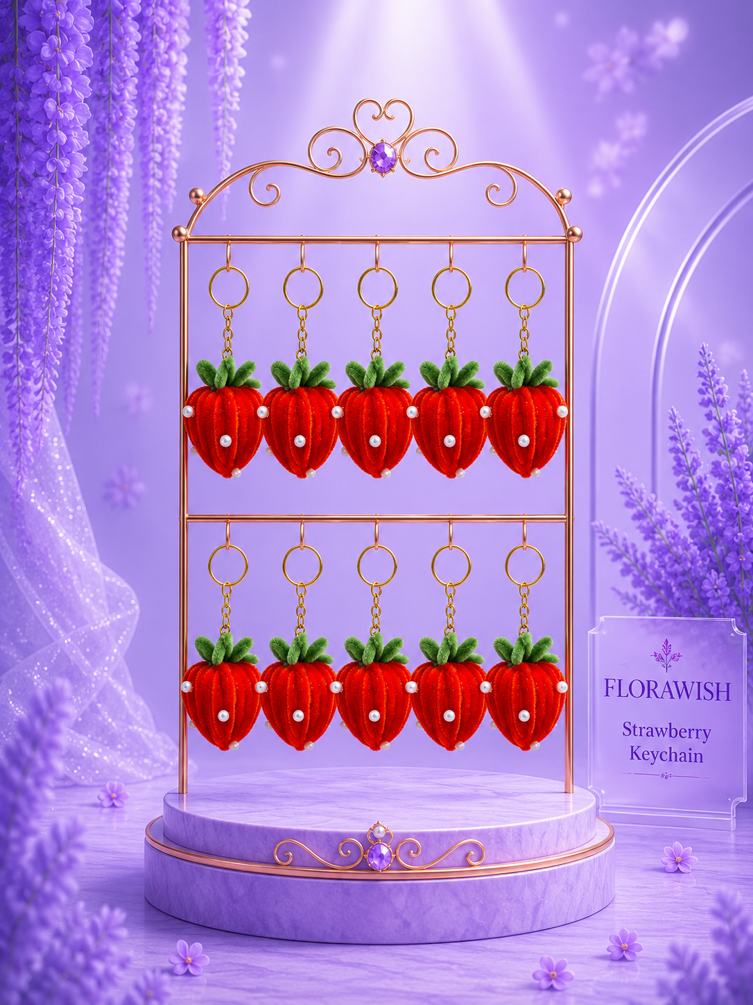 Strawberry Keychain thumbnail 2