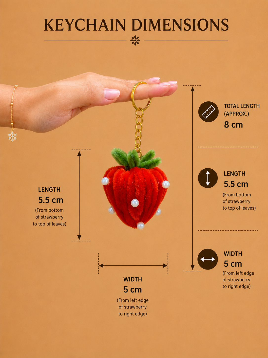 Strawberry Keychain thumbnail 5