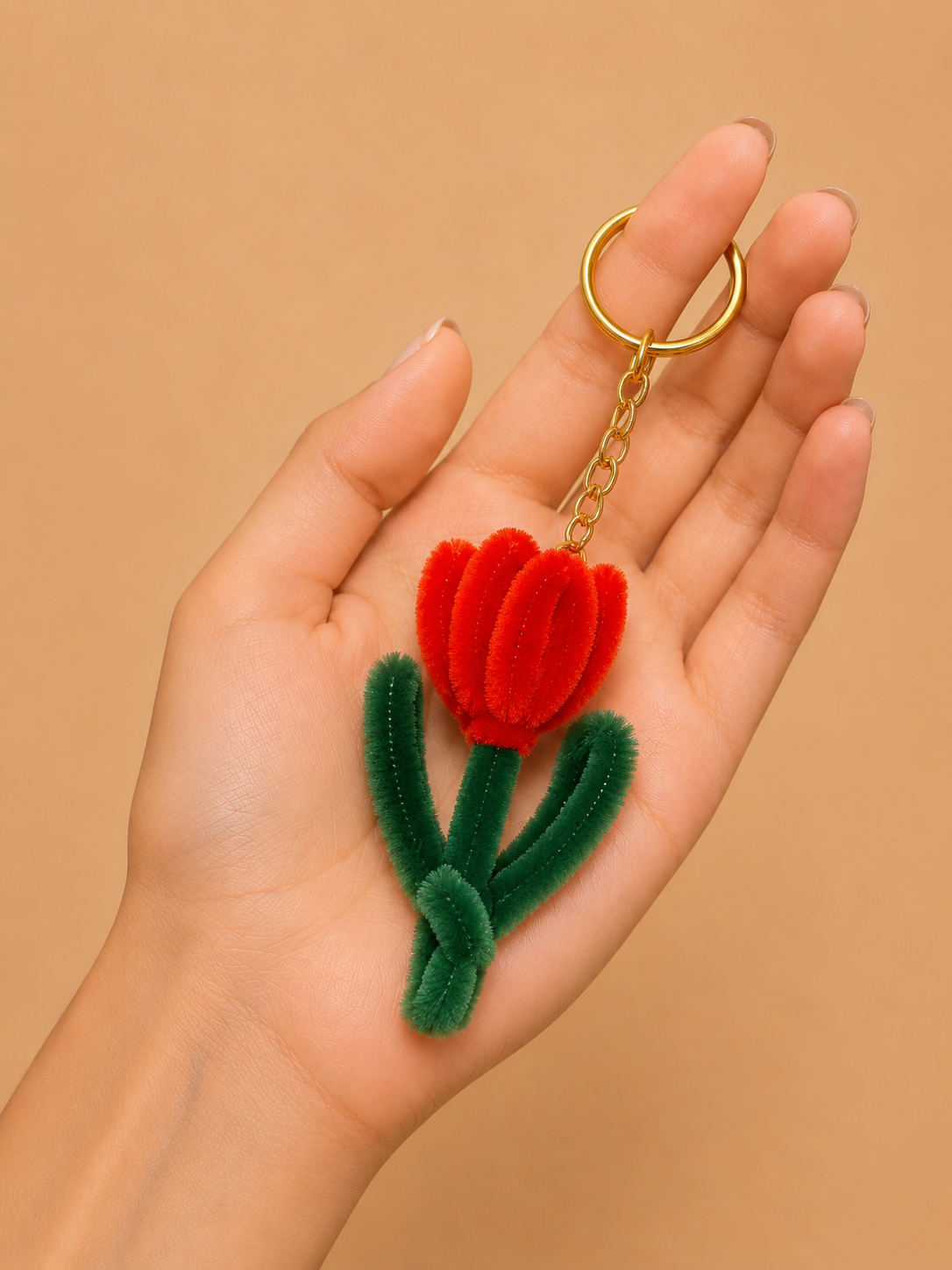 Small Tulip Keychain thumbnail 3