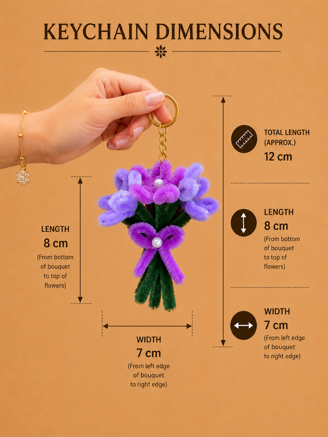 Mini Bouquet Keychain thumbnail 4