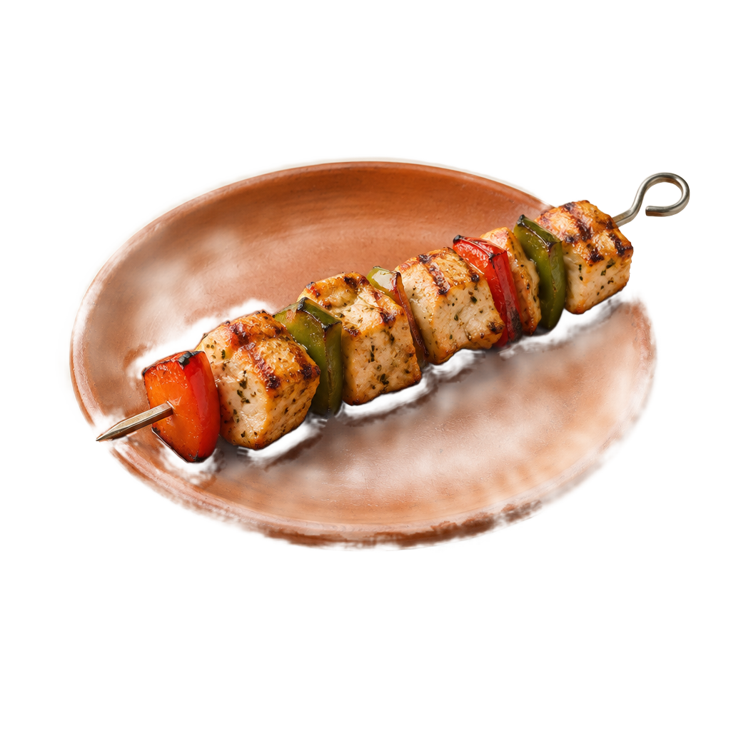 Brocheta de pollo / Chicken skewer