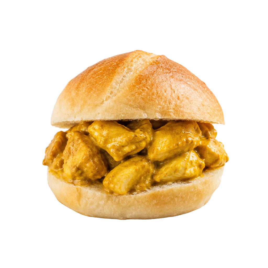 Pampito de pollo al curry