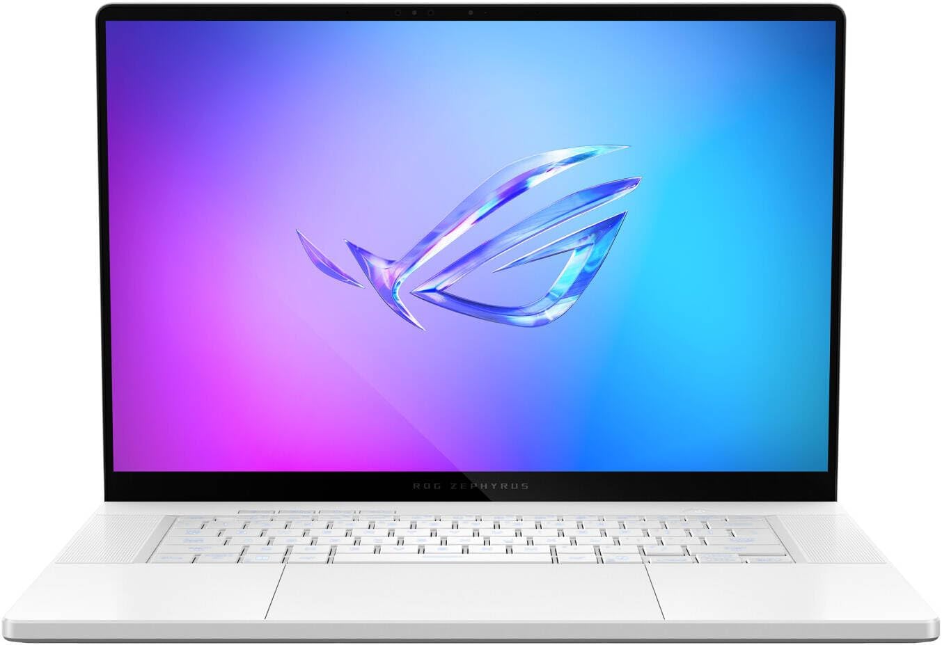 ASUS ROG Zephyrus G16 GU605CX-QR145 Gaming Laptop, Intel Core U9-285H, 64GB RAM, 2TB SSD, RTX 5090 24GB, 16" WQXGA 240Hz, Windows 11, White, ENG KEYBOARD, WITH-BAG (MODIFIED) 2TB / 64GB