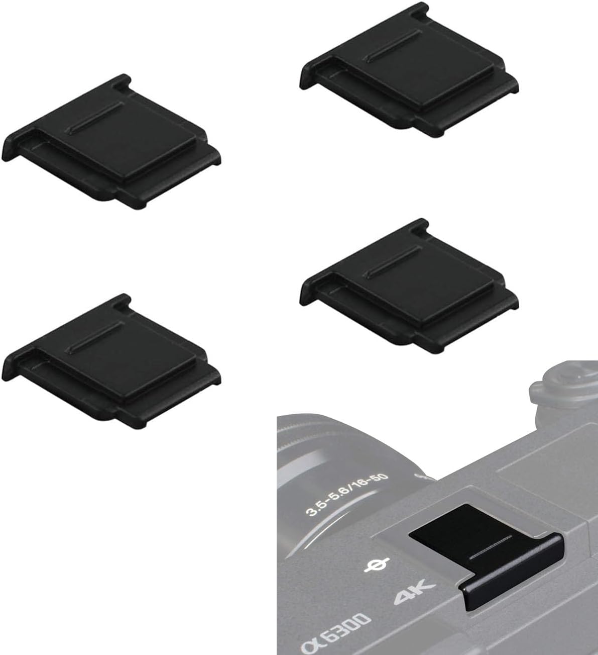 4 PCS Camera Hot Shoe Cover Cap Protector for Sony A7R V A7 IV ZV-1 II ZV-1 ZV-E1 ZV-E10 FX30 A7C A1 A7 III A7R IV III A7S III A9 II RX10 IV III A6600 A6500 A6400 Replaces Sony FA-SHC1M Cover Body Only - 4 PCS Camera Hot Shoe Cover Cap Protector for Sony A7R V A7 IV ZV-1 II ZV-1 ZV-E1 ZV-E10 FX30 A7C A1 A7 III A7R IV III A7S III A9 II RX10 IV III A6600 A6500 A6400 Replaces Sony FA-SHC1M Cover Body Only