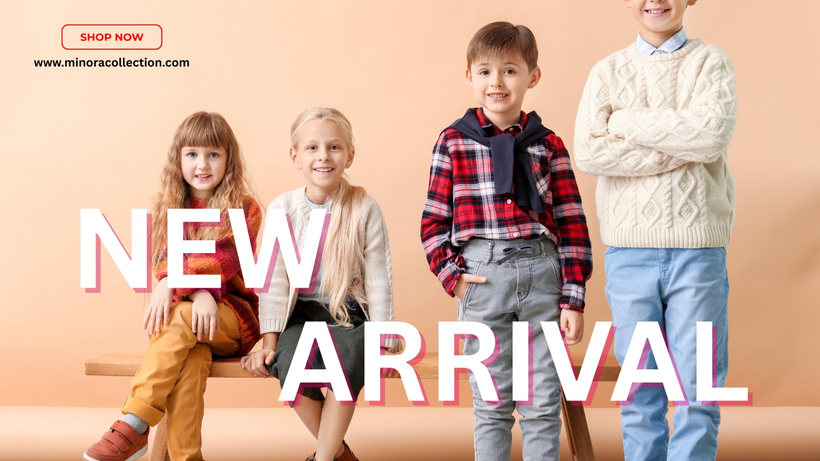 MINORA kids fashion banner 5