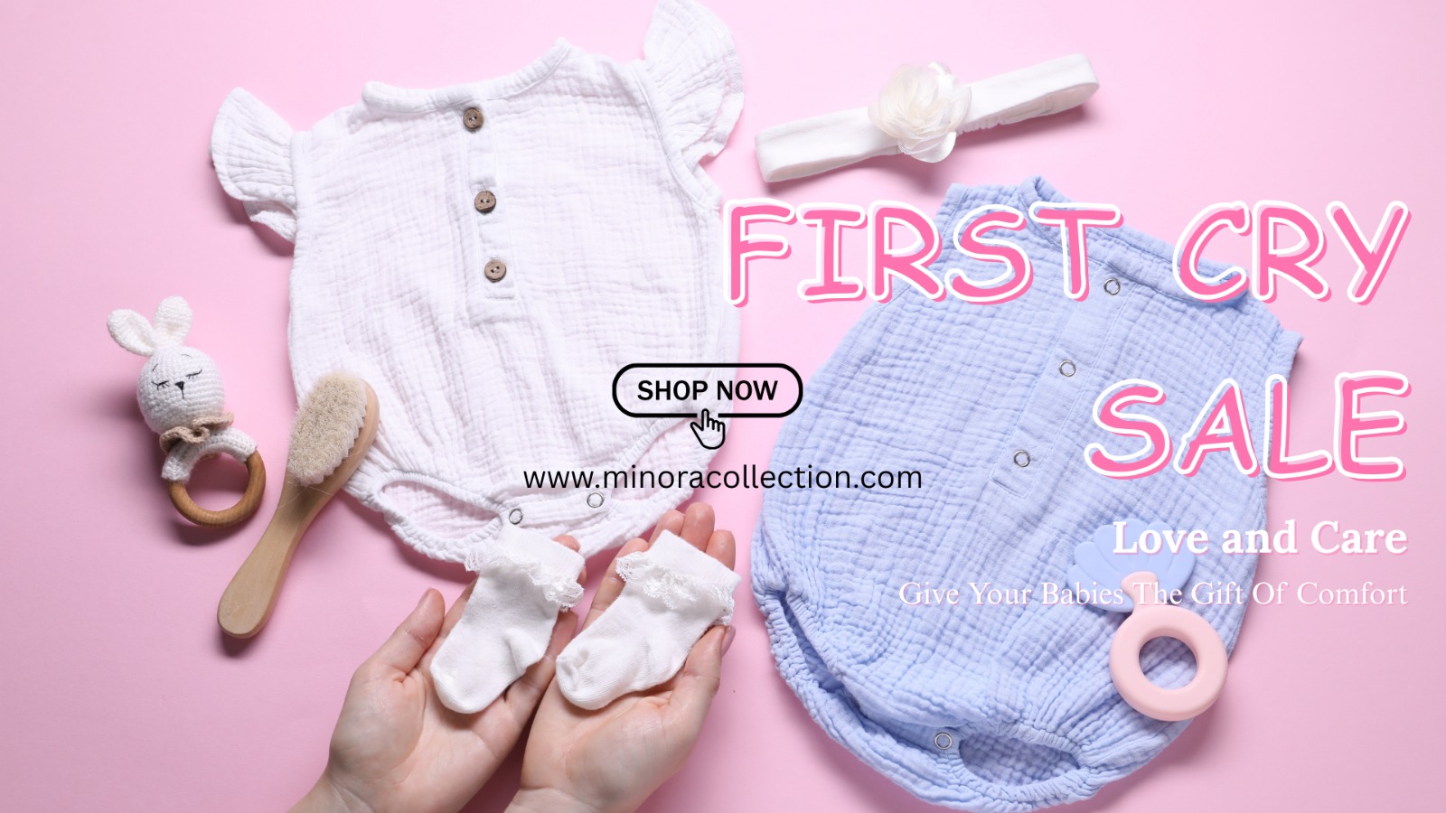 MINORA kids fashion banner 2