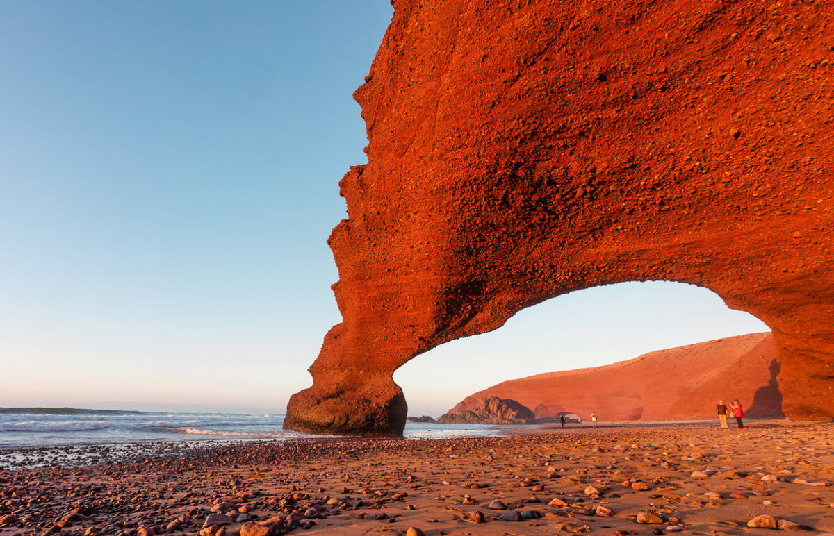 From Agadir: Legzira Red Cliffs & Tiznit Silver City Day Trip with Lunch