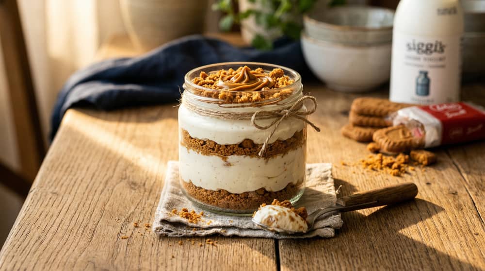 Delikat Japansk Yoghurtcheesecake med Biscoff – Internetsuccé!