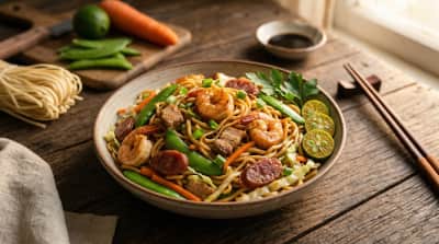 Pancit Canton (Filipińskie Smażone Noodle)