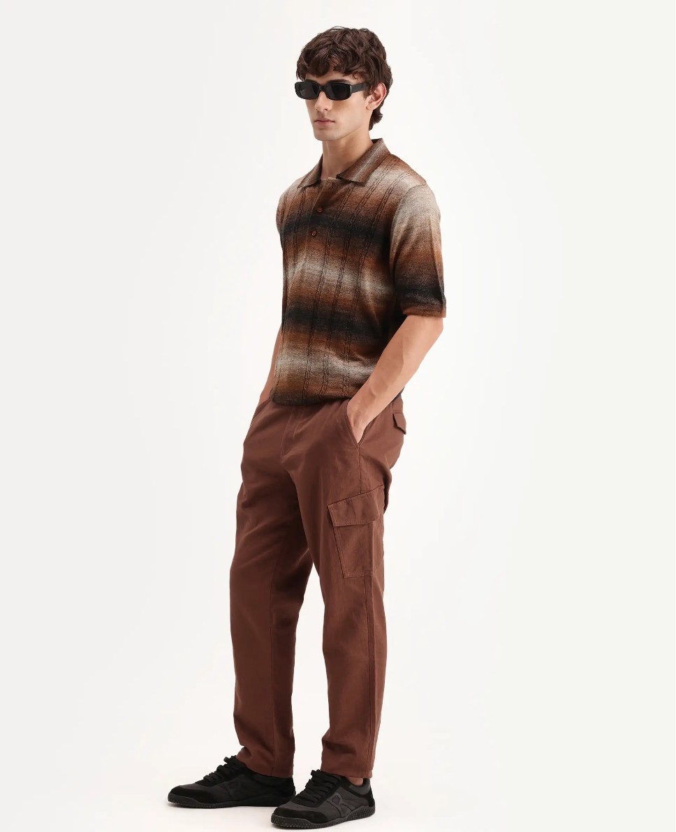 DOUBLE LAYERED CARGO TROUSERS