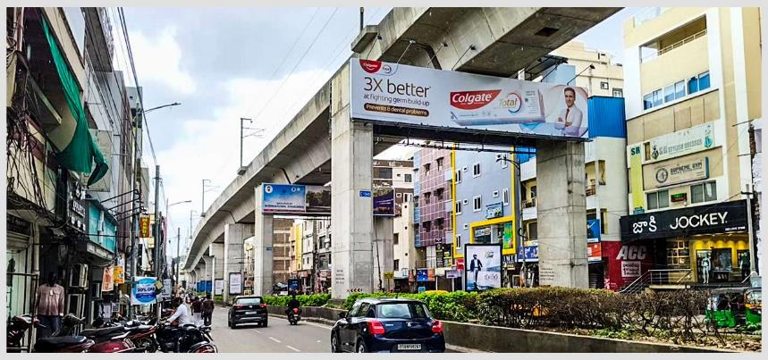 HYD-PRTLS-057 - Metro Portals - Krishna nagar fcg road no.10 - Hoarding in Hyderabad, Telangana