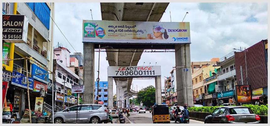 HYD-PRTLS-058 - Metro Portals - Krishna nagar fcg yousufguda - Hoarding in Hyderabad, Telangana