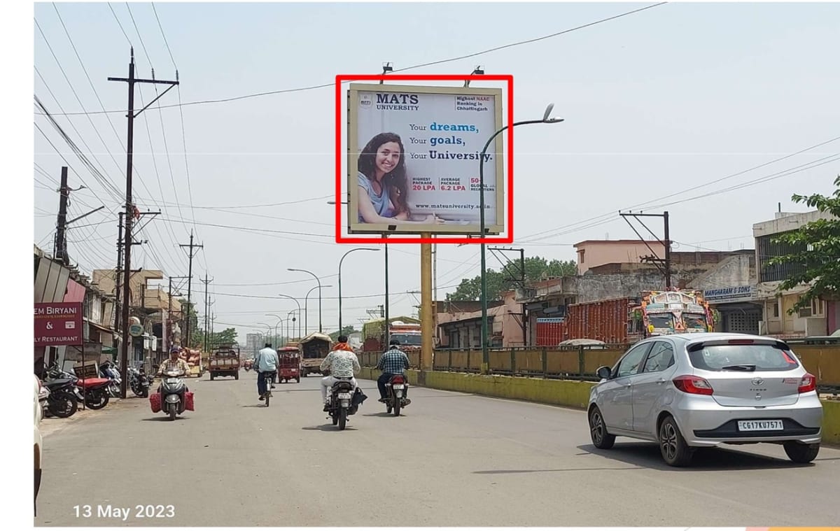 Unipole - BHANPURI ROAD NR BAZAR CHOWK FACING BHANPURI - Unipole in Raipur, Chhattisgarh