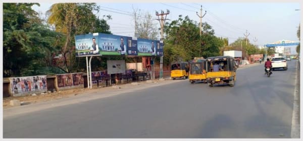 District Bus Shelter - BQSTRP-24 - Opp Hotel Sangeetha,Shilparamam, Tiruchanur Road - 8X5+30X5+8X5
