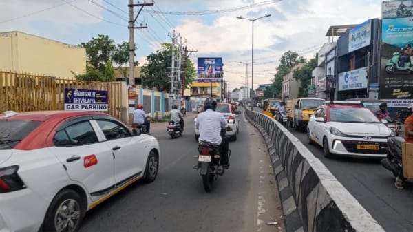 Hoarding - Selvapuram towards Town Hall