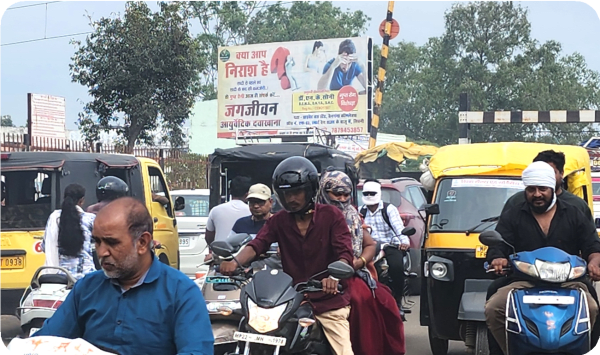 UNIPOLE - Mandla Road, Barghat Naka Railway Crossing, Seoni