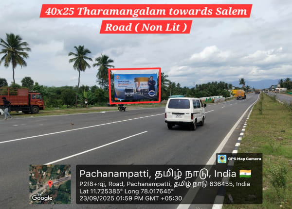 Hoarding - Tharamangalam towards salem