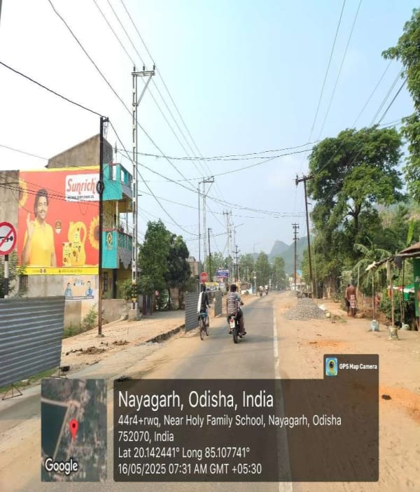 Wallwrap Hoarding - Nayagarh - Nayagarh Near Holy Family School DN