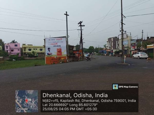 Wallwrap Hoarding - Dhenkanal - Dhenkanal Rameshwarpur Facing Dhenkanal