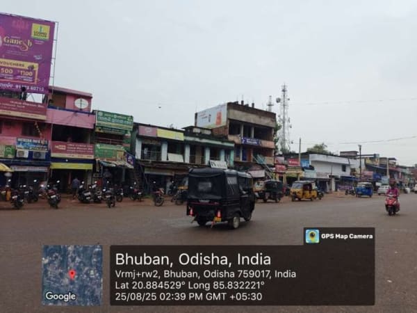 Wallwrap Hoarding - Dhenkanal - Bhuban Kalibazar Facing Town