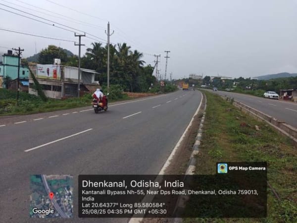 Wallwrap Hoarding - Dhenkanal - Dhenkanal NH Banmali Prasad Store Facing Angul