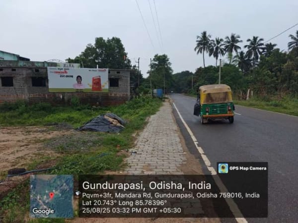 Wallwrap Hoarding - Angul - Gondia Main Road Facing Dhenkanal