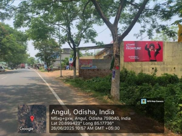 Wallwrap Hoarding - Angul - Angul Market Road