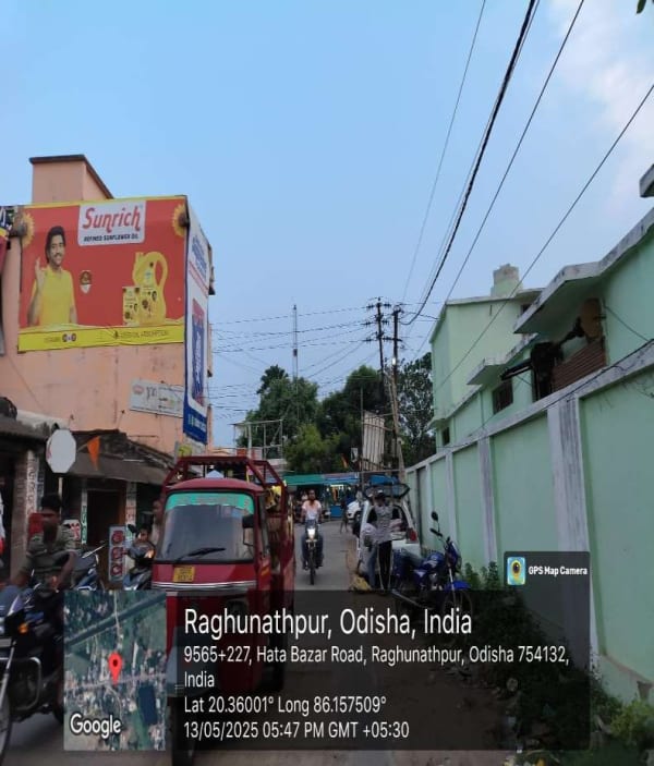 Wallwrap Hoarding - Jagatsinghpur - Jagatsinghpur Raghunathpur Pandava Road