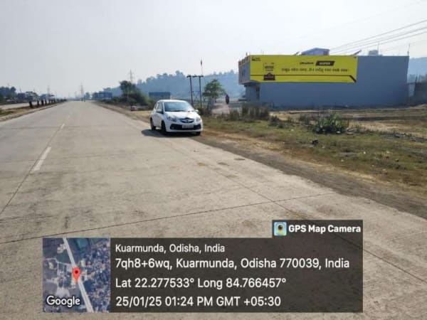 Wallwrap Hoarding - Sundargarh - Kuarmunda NH Road