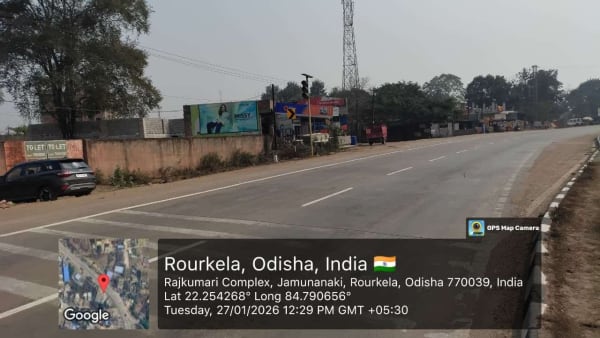 Wallwrap Hoarding - Sundargarh - Rourkela Kuarmunda Vedvyas NH Road