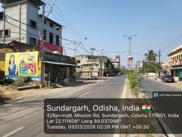 Wallwrap Hoarding - Sundargarh - Sundargarh Mission Road